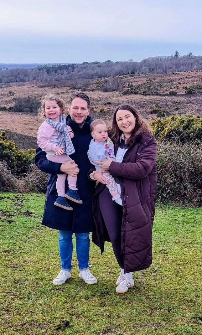 Katie Buckingham, from Surrey, said she was ‘mentally broken’ when she gave birth to her daughter Tilly and suffered a secondary haemorrhage