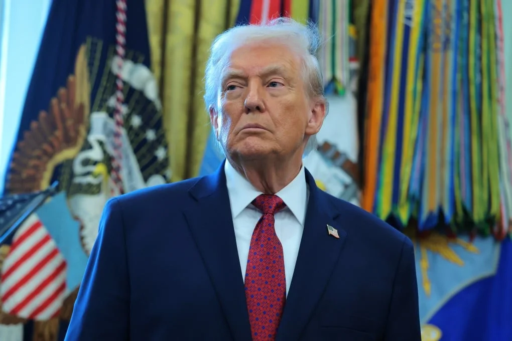 US President Donald Trump is seen iin the Oval Office in December. Photo: Getty Image via TNS