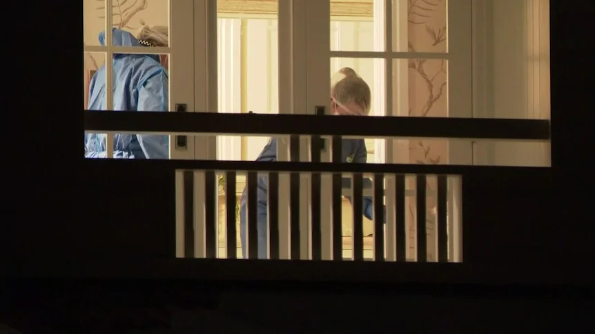 Police at house