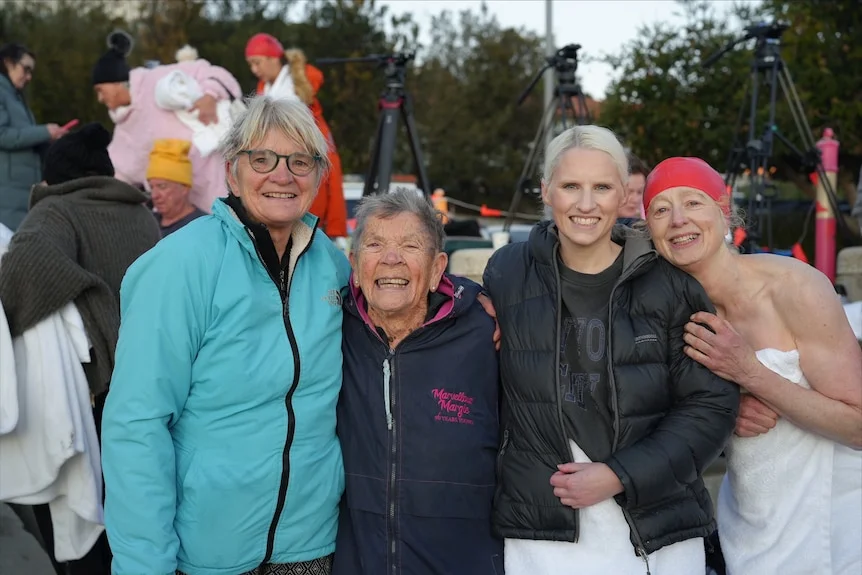 A group of four women