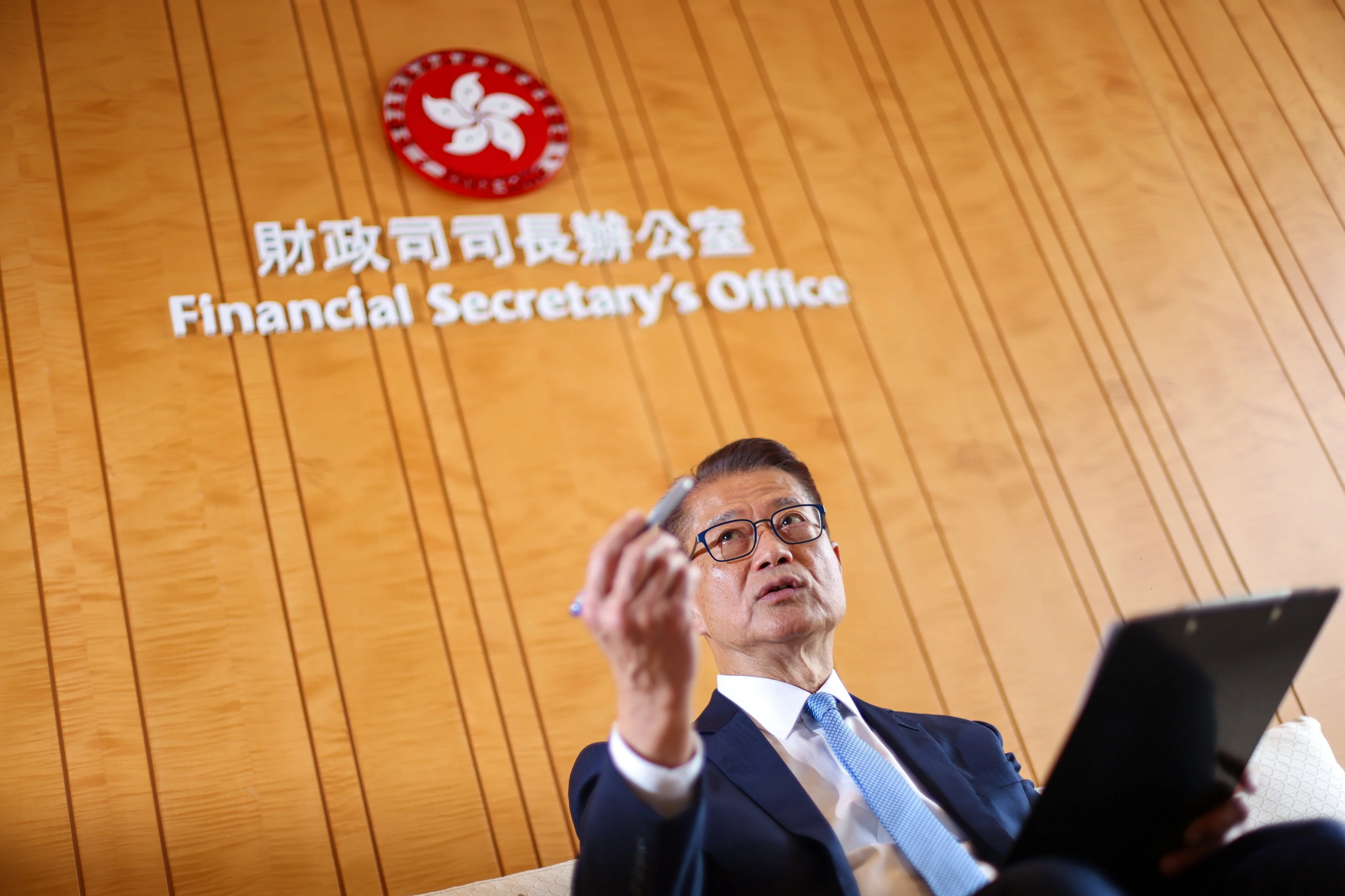 Finance chief Paul Chan says Hong Kong and mainland Chinese authorities are working to expand eligibility, quotas and the range of products under the Cross-boundary Wealth Management Connect scheme. Photo: Nora Tam