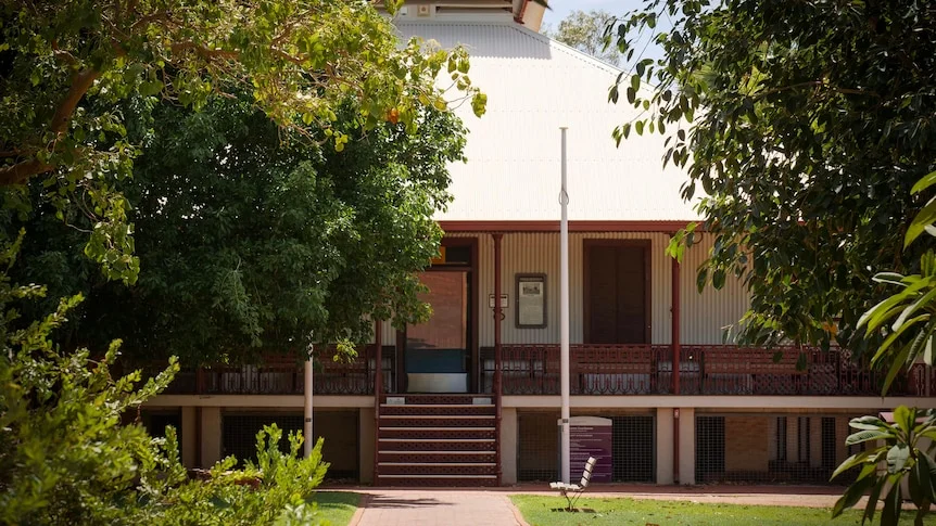 The outside of a courthouse