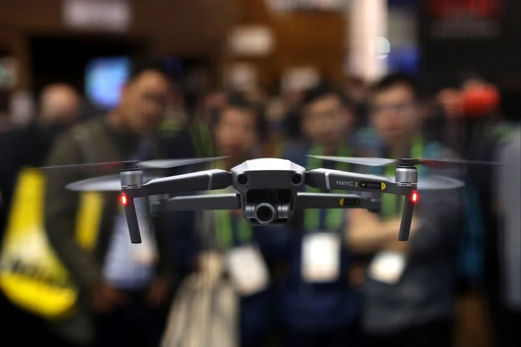 DJI products like the Mavic 2 Pro have proved popular in the US, where the Chinese tech firm sells more than half of all commercial drones. Photo: Getty Images