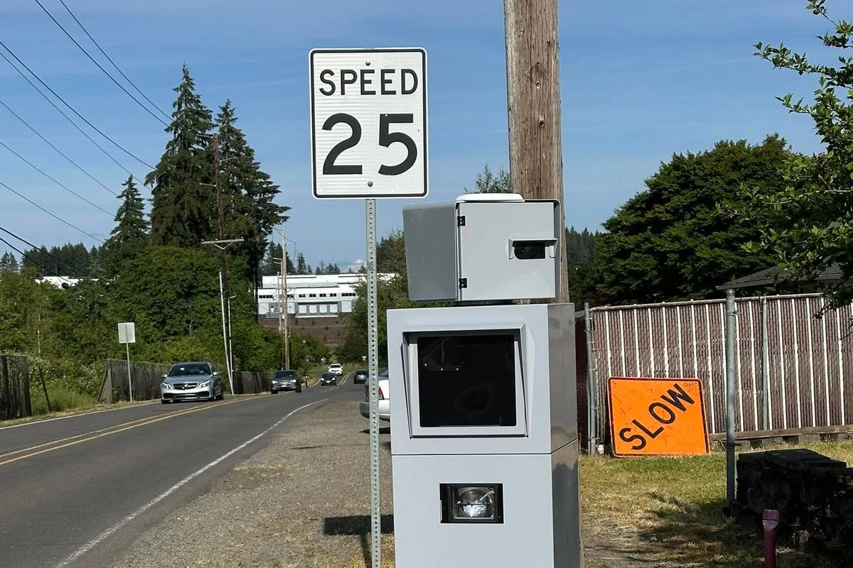 Over 1,000 Drivers Caught by New Speed Cameras on One Oregon Street in Two Weeks
