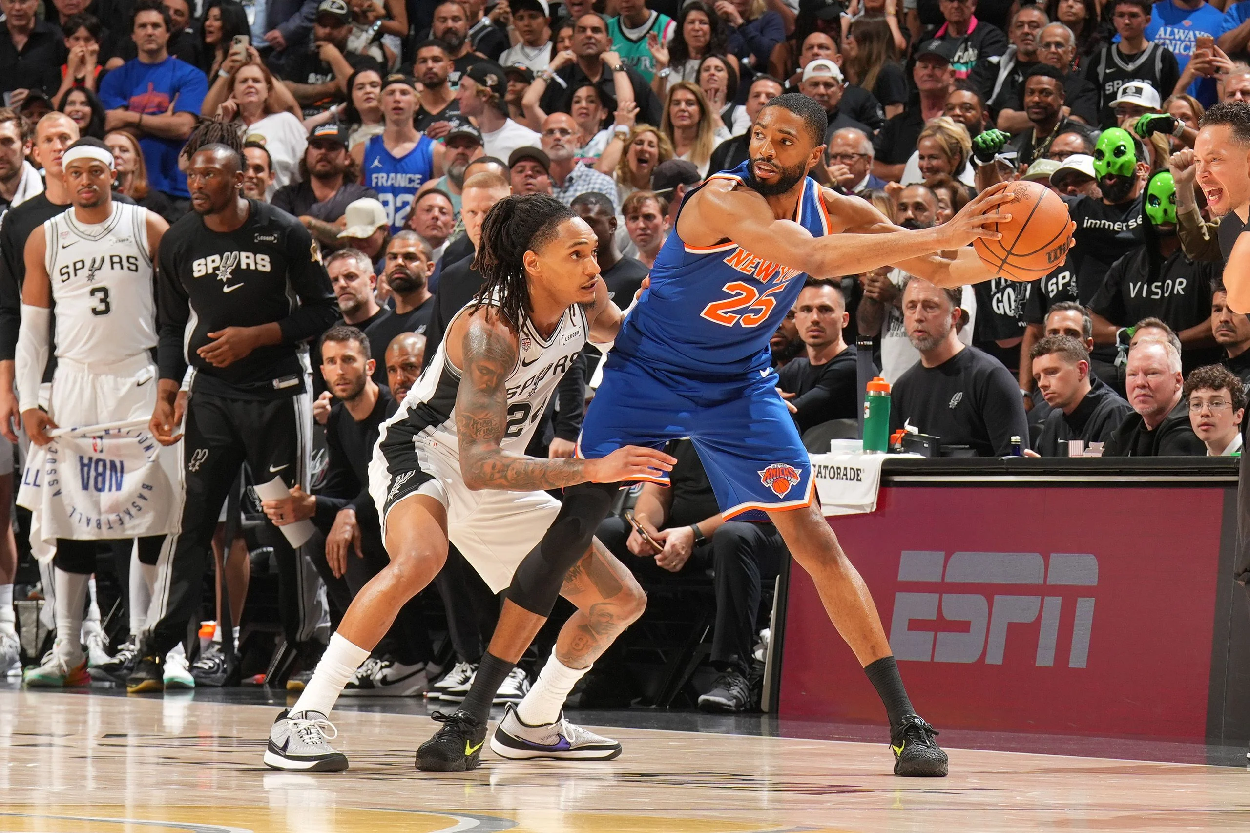 Knicks Secure 2-0 Advantage Over Spurs in NBA Finals